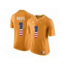 2016 US Flag Fashion 2016 Tennessee Volunteers Jalen Hurd #1 College Football Limited Jersey - Orange