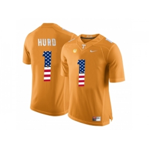 2016 US Flag Fashion 2016 Tennessee Volunteers Jalen Hurd #1 College Football Limited Jersey - Orange