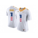 2016 US Flag Fashion 2016 Tennessee Volunteers Jalen Hurd #1 College Football Limited Jersey - White