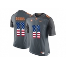 2016 US Flag Fashion 2016 Tennessee Volunteers Joshua Dobbs #11 College Football Limited Jersey - Grey