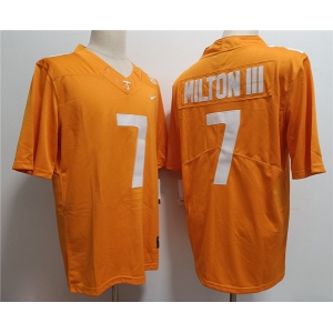 Men's Notre Tennessee Volunteers #7 Joe Milton III Orange Stitched Jersey