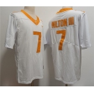 Men's Notre Tennessee Volunteers #7 Joe Milton III White Stitched Jersey