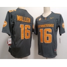 Men's Tennessee Volunteers #16 Peyton Manning Grey FUSE College Stitched Jersey