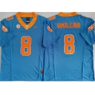 Men's Tennessee Volunteers #8 Nico Iamaleava Blue F.U.S.E. Stitched Jersey