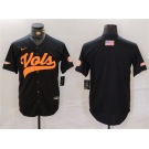 Men's Tennessee Volunteers Black Stitched Jersey