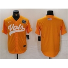 Men's Tennessee Volunteers Orange With Patch Stitched Jersey
