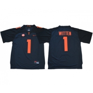 Vols #1 Jason Witten Grey Limited Stitched NCAA Jersey