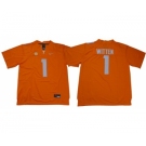 Vols #1 Jason Witten Orange Limited Stitched NCAA Jersey