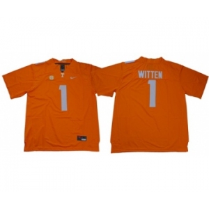 Vols #1 Jason Witten Orange Limited Stitched NCAA Jersey