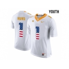 2016 US Flag Fashion 2016 Youth Tennessee Volunteers Jalen Hurd #1 College Football Limited Jersey - White