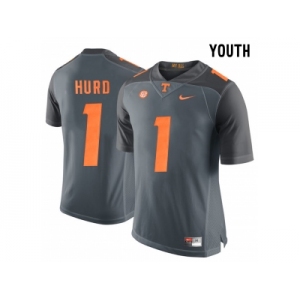 2016 Youth Tennessee Volunteers Jalen Hurd #1 College Football Limited Jersey - Grey