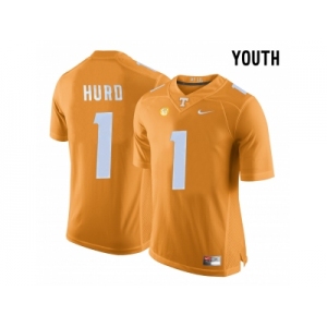 2016 Youth Tennessee Volunteers Jalen Hurd #1 College Football Limited Jersey - Orange