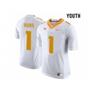 2016 Youth Tennessee Volunteers Jalen Hurd #1 College Football Limited Jersey - White