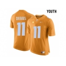 2016 Youth Tennessee Volunteers Joshua Dobbs #11 College Football Limited Jersey - Orange