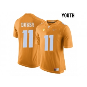 2016 Youth Tennessee Volunteers Joshua Dobbs #11 College Football Limited Jersey - Orange