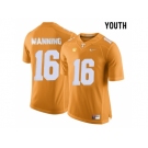 2016 Youth Tennessee Volunteers Peyton Manning #16 College Football Limited Jersey - Orange