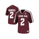 2016 Men'sTexas A&M Aggies Johnny Manziel #2 College Football Authentic Jersey - Maroon