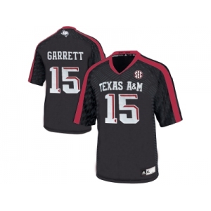 2016 Men'sTexas A&M Aggies Myles Garrett #15 College Football Authentic Jersey - Black