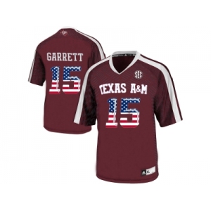 2016 US Flag Fashion 2016 Men'sTexas A&M Aggies Myles Garrett #15 College Football Authentic Jersey - Maroon