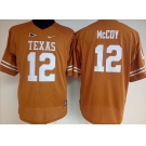 Men's Texas Longhorns 12 Colt McCoy Orange Nike College Jersey