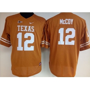 Men's Texas Longhorns 12 Colt McCoy Orange Nike College Jersey