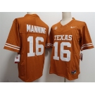 Men's Texas Longhorns #16 Arch Manning Orange F.U.S.E Stitched Jersey