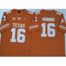 Men's Texas Longhorns #16 Peyton Manning Orange F.U.S.E Stitched Jersey