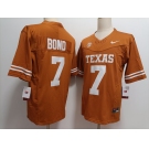 Men's Texas Longhorns #7 Isaiah Bond Yellow FUSE Stitched Jersey