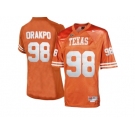 Men's Texas Longhorns Brian Orakpo #98 College Football Jersey - Burnt Orange