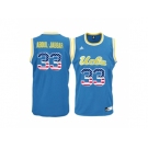 2016 US Flag Fashion Men's UCLA Bruins Kareem Abdul-Jabbar #33 College Basketball Jersey - Blue