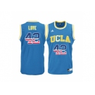 2016 US Flag Fashion Men's UCLA Bruins Kevin Love #42 Blue College Basketball Jersey - Blue