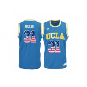 2016 US Flag Fashion Men's UCLA Bruins Reggie Miller #31 College Basketball Jersey - Blue