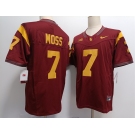 Men's USC Trojans #7 Miller Moss 2023 F.U.S.E. Red Stitched Jersey