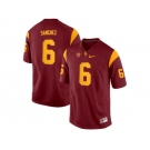 USC Trojans Mark Sanchez #6 College Football Jersey - Red