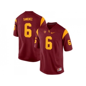 USC Trojans Mark Sanchez #6 College Football Jersey - Red