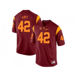 USC Trojans Ronnie Lott #42 College Football Jersey - Red