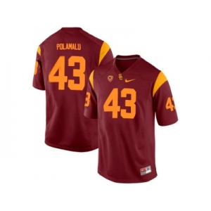 USC Trojans Troy Polamalu #43 College Football Jersey - Red