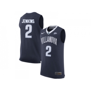 2017 Villanova Wildcats Kris Jenkins #2 College Basketball Jersey - Navy Blue