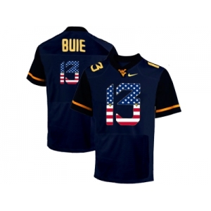 2016 US Flag Fashion West Virginia Mountaineers Andrew Buie #13 College Football Elited Jersey - Blue