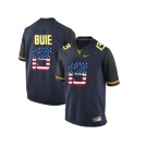 2016 US Flag Fashion West Virginia Mountaineers Andrew Buie #13 College Football Limited Jersey - Blue