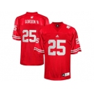 Men's Wisconsin Badgers Melvin Gordon III #25 College Football Jersey - Red