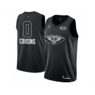 Youth Nike New Orleans Pelicans #0 DeMarcus Cousins Black NBA Jordan Swingman 2018 All-Star Game Jersey