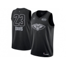Youth Nike New Orleans Pelicans #23 Anthony Davis Black NBA Jordan Swingman 2018 All-Star Game Jersey