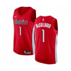 Youth Nike Washington Wizards #1 Chris McCullough Red Swingman Jersey - Earned Edition