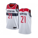 Youth Nike Washington Wizards #21 Dwight Howard Swingman White NBA Jersey - Association Edition