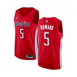 Youth Nike Washington Wizards #5 Juwan Howard Red Swingman Jersey - Earned Edition