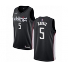 Youth Nike Washington Wizards #5 Markieff Morris Swingman Black NBA Jersey - City Edition