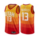 Youth Nike Utah Jazz #13 Tony Bradley Swingman Orange NBA Jersey - City Edition