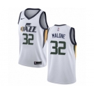 Youth Nike Utah Jazz #32 Karl Malone Swingman NBA Jersey - Association Edition