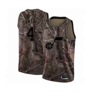Youth Nike Utah Jazz #4 Adrian Dantley Swingman Camo Realtree Collection NBA Jersey
